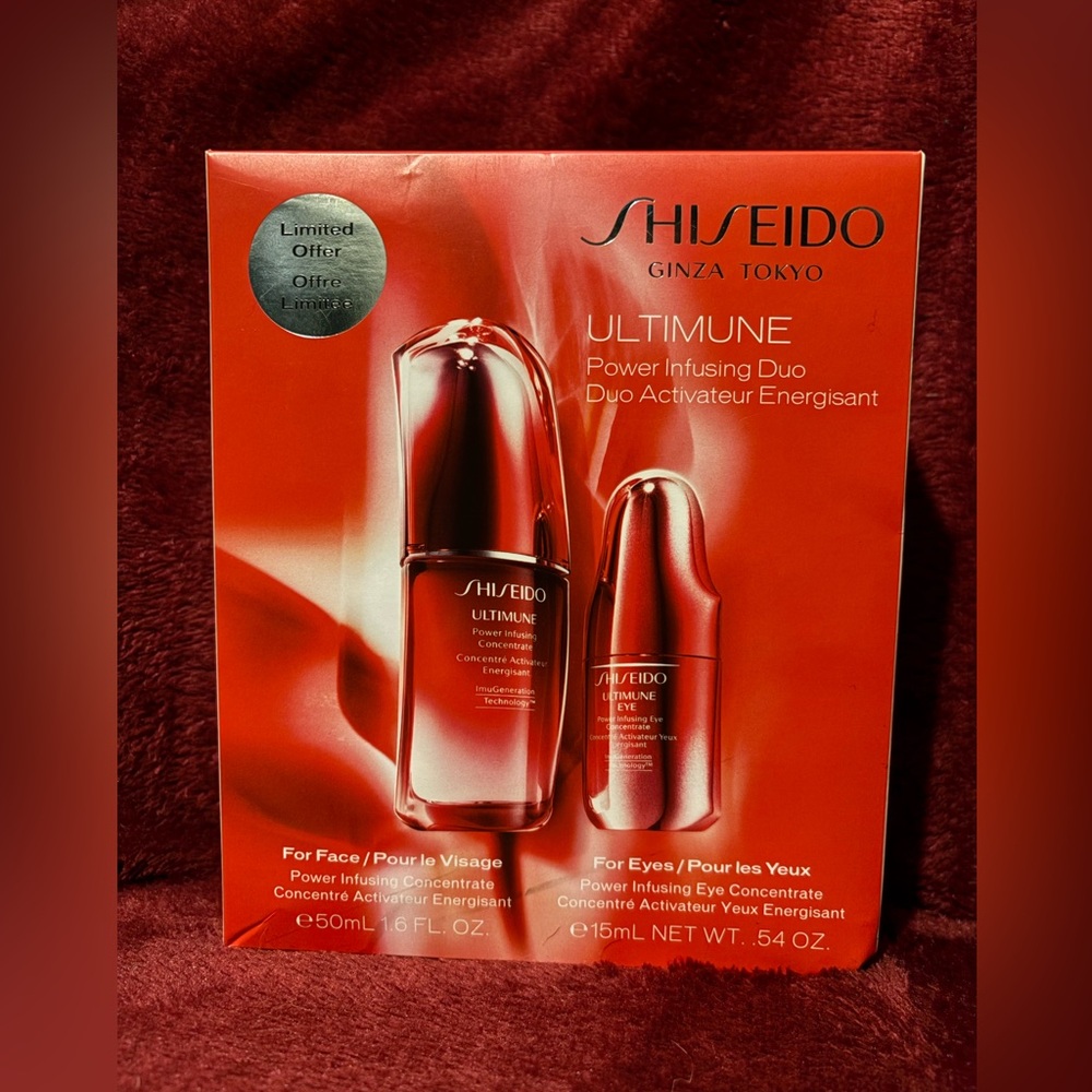 Shiseido Ultimune Power Infusing Serum Duo (50mL 1.6oz & 15mL 54oz) - New In Box